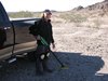 Harold Bauer with his Metal Detector