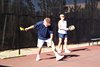 Dennis and Pat Playing Pickle Ball