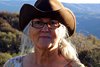 Deb hiking out in the BLM near Jojoba Hills RV Resort