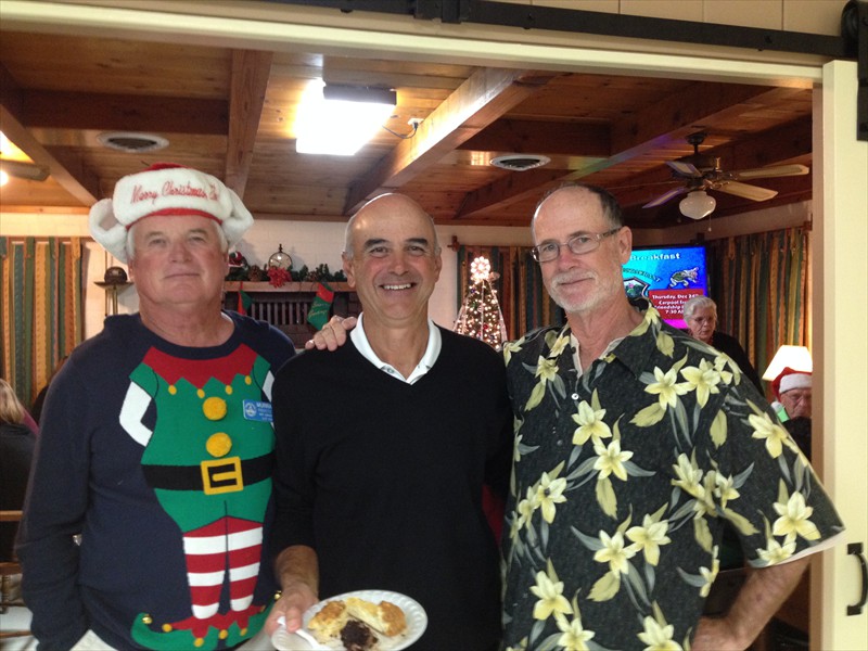 Pickleball party - Murray, Roger and Phil
