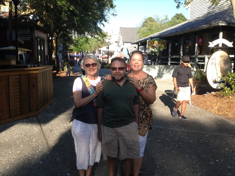 Deborah with Ann and Richard Seay