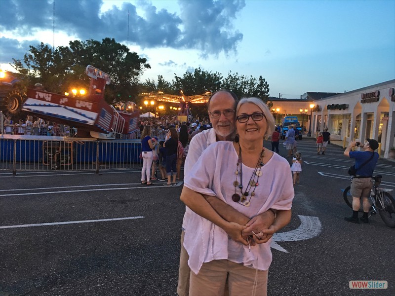 Getting Ready for Fireworks in Homewood