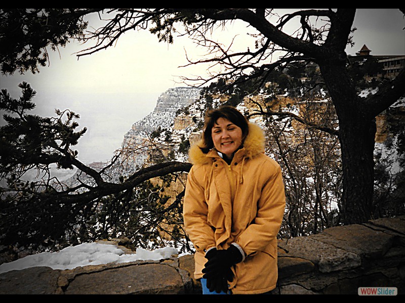 Deb at Grand Canyon