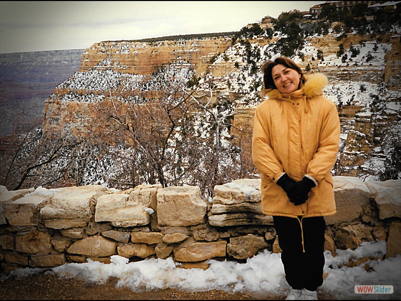 Deb at Grand Canyon