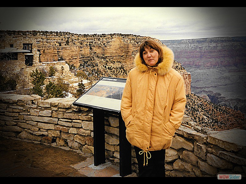 Deb at Grand Canyon