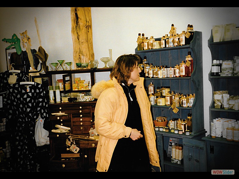 Deb in gift shop at Enchantment Resort