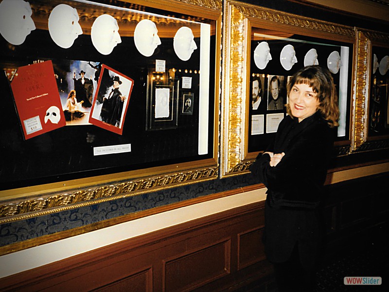 Deb at Pantages Theatre, Toronto, Canada