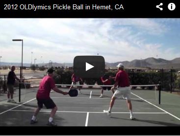 Phil won first place in the 2012 Pickleball Oldlympics in Hemet, CA
