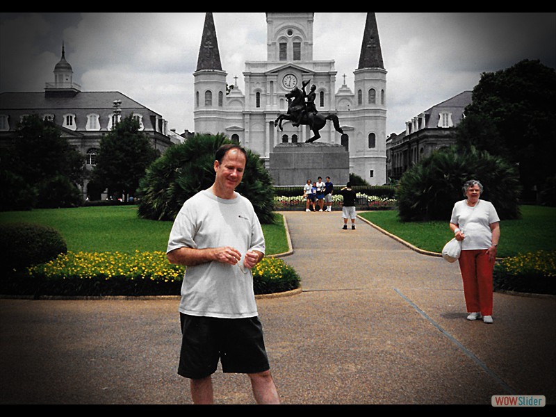 Phil sightseeing in New Orleans LA